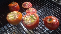 grilled stuffed tomatoes